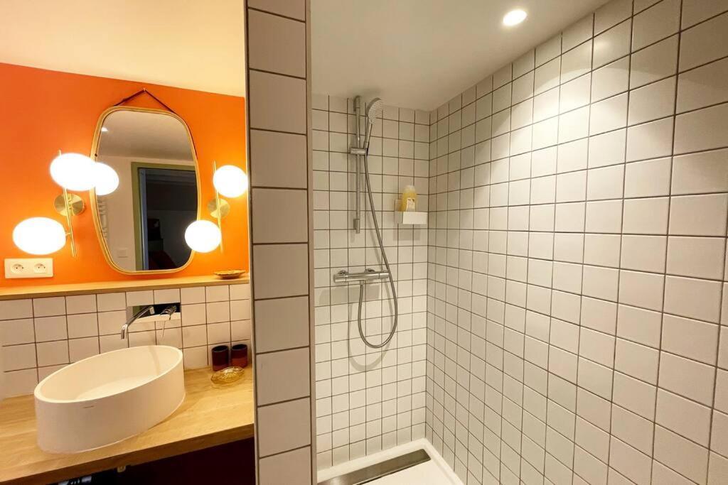 Appartement Moonrise - Plage 50M - Rue Gratuite Saint-Malo Ngoại thất bức ảnh