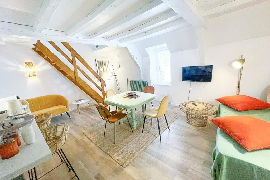 Appartement Moonrise - Plage 50M - Rue Gratuite Saint-Malo Ngoại thất bức ảnh