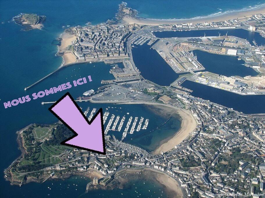 Appartement Moonrise - Plage 50M - Rue Gratuite Saint-Malo Ngoại thất bức ảnh